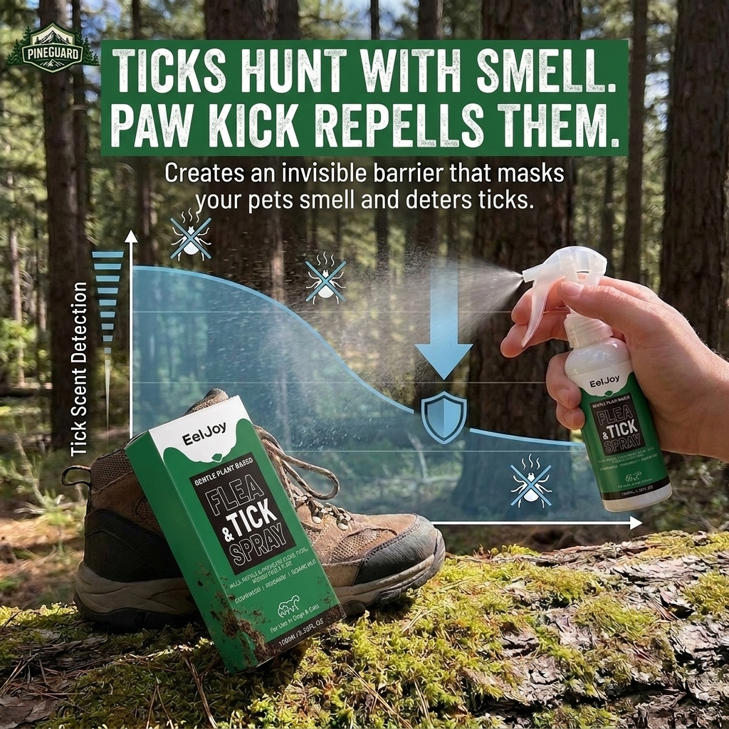 Dog & Cat Tick Repellent PineGuard PawKick™